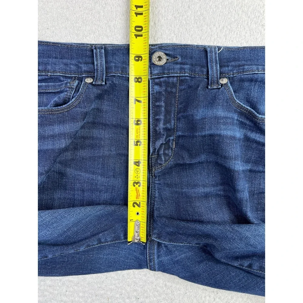 Lucky Brand Brooke Slim Boot Jeans Womens 8/29 Blue Dark Wash Mid Rise Stretch